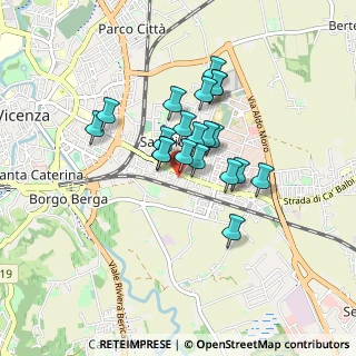 Mappa Via Girolamo Pittoni, 36100 Vicenza VI, Italia (0.6255)