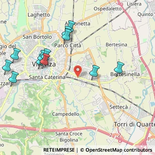 Mappa Via Girolamo Pittoni, 36100 Vicenza VI, Italia (2.43667)