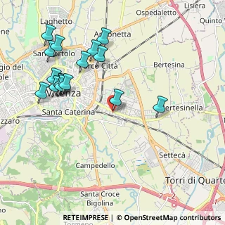 Mappa Via Girolamo Pittoni, 36100 Vicenza VI, Italia (2.24938)