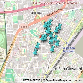 Mappa Via Leonardo Da Vinci, 20099 Sesto San Giovanni MI, Italia (0.284)