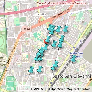 Mappa Via Leonardo Da Vinci, 20099 Sesto San Giovanni MI, Italia (0.3985)