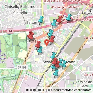 Mappa Via Leonardo Da Vinci, 20099 Sesto San Giovanni MI, Italia (0.914)