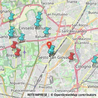 Mappa Via Leonardo Da Vinci, 20099 Sesto San Giovanni MI, Italia (2.42786)