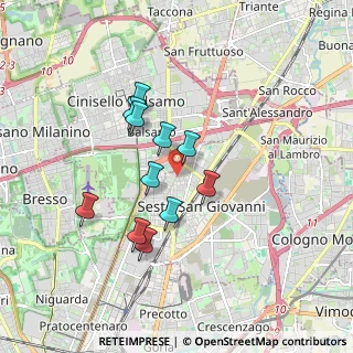 Mappa Via Leonardo Da Vinci, 20099 Sesto San Giovanni MI, Italia (1.45545)