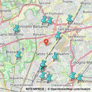Mappa Via Leonardo Da Vinci, 20099 Sesto San Giovanni MI, Italia (2.70429)