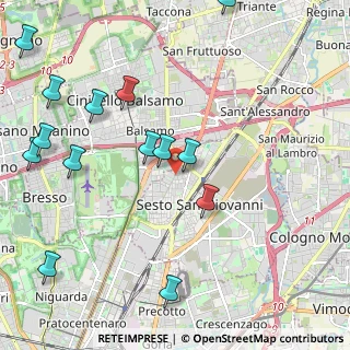 Mappa Via Leonardo Da Vinci, 20099 Sesto San Giovanni MI, Italia (2.60786)