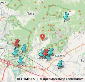 Mappa Via Alcide De Gasperi, 25082 Botticino BS, Italia (4.79333)