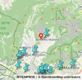 Mappa Via Alcide De Gasperi, 25082 Botticino BS, Italia (2.91667)