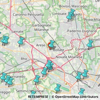 Mappa Via Legnano, 20021 Bollate MI, Italia (6.931)