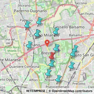 Mappa Viale Vittorio Veneto, 20091 Bresso MI, Italia (2.05)