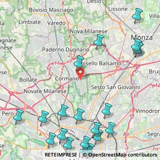Mappa Viale Vittorio Veneto, 20091 Bresso MI, Italia (6.5035)