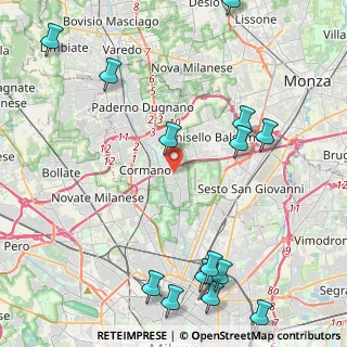 Mappa Viale Vittorio Veneto, 20091 Bresso MI, Italia (5.84643)