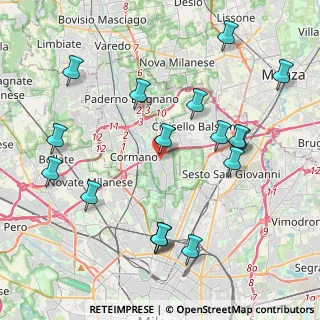 Mappa Viale Vittorio Veneto, 20091 Bresso MI, Italia (4.63765)