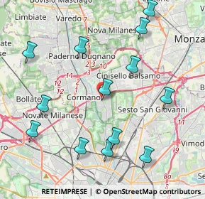 Mappa Viale Vittorio Veneto, 20091 Bresso MI, Italia (4.62846)