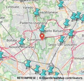 Mappa Viale Vittorio Veneto, 20091 Bresso MI, Italia (6.409)