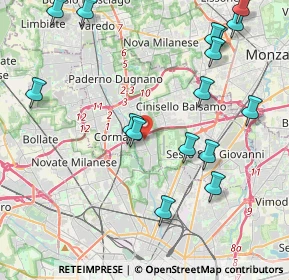 Mappa Viale Vittorio Veneto, 20091 Bresso MI, Italia (4.94688)