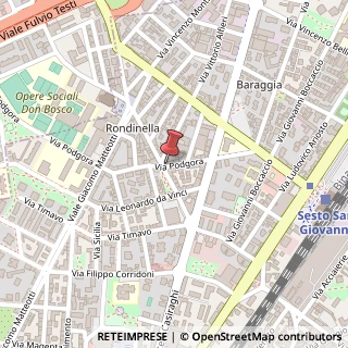 Mappa Via Fratelli Picardi, 70, 20099 Sesto San Giovanni, Milano (Lombardia)