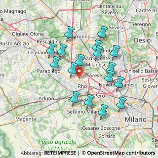 Mappa ANG.DIAZ, 20017 Rho MI, Italia (6.86353)