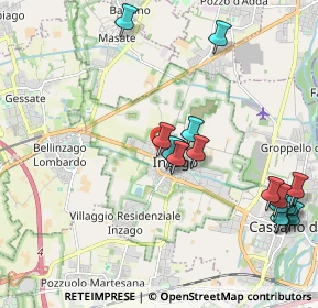 Mappa Via Alcide de Gasperi, 20065 Inzago MI, Italia (2.31412)