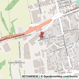 Mappa Via Antonio Gramsci, 42, 13875 Ponderano, Biella (Piemonte)