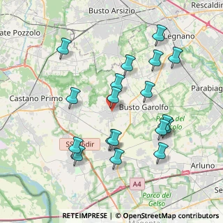 Mappa Piazzale Aldo Moro, 20020 Arconate MI, Italia (3.91667)