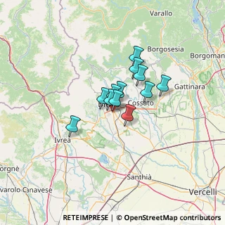 Mappa Via Antonio Gramsci, 13894 Gaglianico BI, Italia (7.7975)