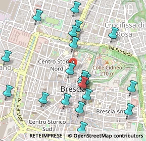 Mappa Rua Confettora, 25122 Brescia BS, Italia (0.564)