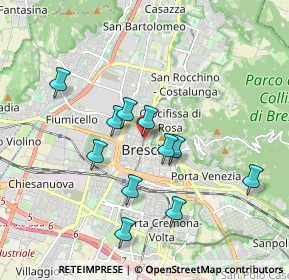 Mappa Rua Confettora, 25122 Brescia BS, Italia (1.65545)