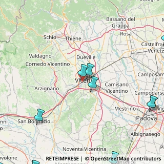 Mappa Via Gabriele D'Annunzio, 36100 Vicenza VI, Italia (34.80647)