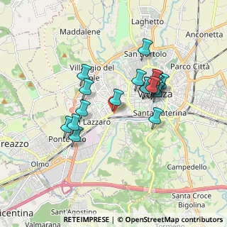 Mappa Via Gabriele D'Annunzio, 36100 Vicenza VI, Italia (1.5265)