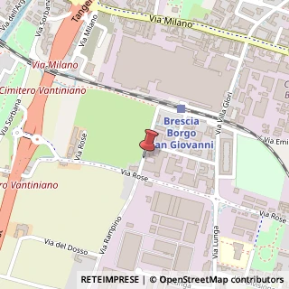 Mappa Via del Rampino, 11, 25128 Brescia, Brescia (Lombardia)