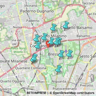 Mappa Via L. Cadorna, 20032 Cormano MI, Italia (1.39)