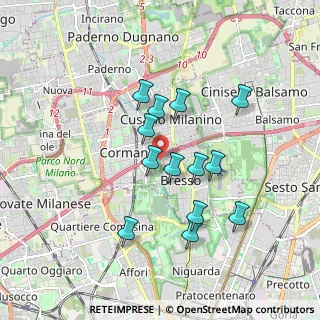 Mappa Via Luigi Cadorna, 20032 Cormano MI, Italia (1.55308)