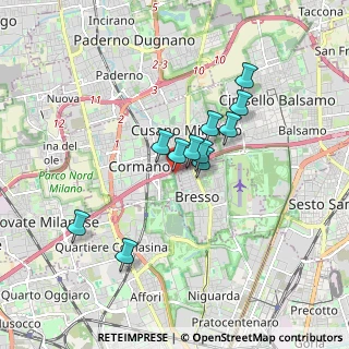 Mappa Via L. Cadorna, 20032 Cormano MI, Italia (1.32818)