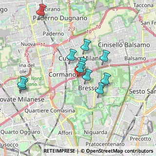 Mappa Via L. Cadorna, 20032 Cormano MI, Italia (1.61455)