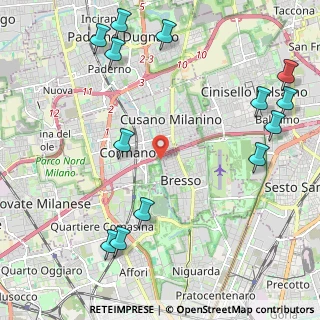 Mappa Via L. Cadorna, 20032 Cormano MI, Italia (2.84)