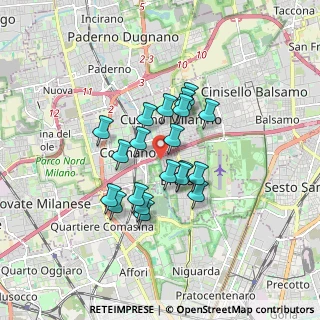 Mappa Via Luigi Cadorna, 20032 Cormano MI, Italia (1.294)