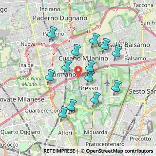 Mappa Via Luigi Cadorna, 20032 Cormano MI, Italia (1.67231)
