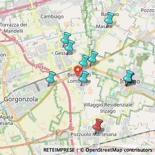 Mappa Via Roma, 20060 Bellinzago Lombardo MI, Italia (2.06083)