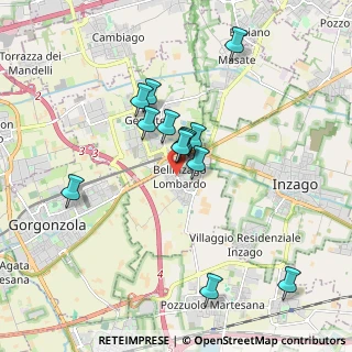Mappa Via Roma, 20060 Bellinzago Lombardo MI, Italia (1.57154)