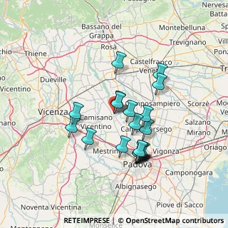 Mappa Via dei Contarini, 35016 Piazzola sul Brenta PD, Italia (12.3235)
