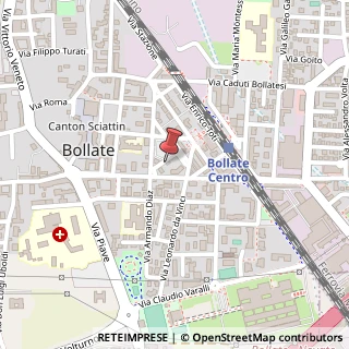 Mappa Via Luigi Cadorna, 2, 20021 Bollate, Milano (Lombardia)