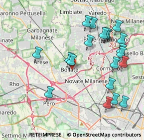 Mappa Via IV Novembre, 20031 Bollate MI, Italia (4.4285)