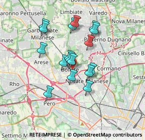 Mappa Via IV Novembre, 20031 Bollate MI, Italia (2.83647)
