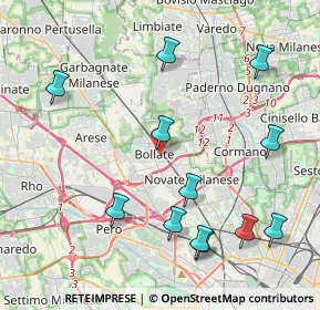 Mappa Via IV Novembre, 20031 Bollate MI, Italia (4.68333)