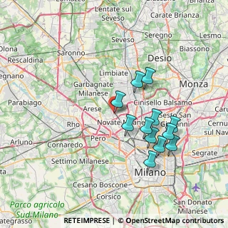 Mappa Via IV Novembre, 20031 Bollate MI, Italia (6.79417)