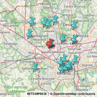 Mappa Via IV Novembre, 20031 Bollate MI, Italia (7.5665)