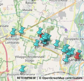 Mappa Via Pilastrello, 20065 Inzago MI, Italia (1.9325)