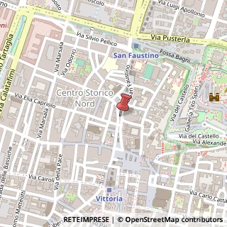 Mappa Via San Faustino, 7e, 25122 Brescia, Brescia (Lombardia)