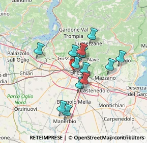 Mappa Via Sorbana, 25126 Brescia BS, Italia (10.86462)